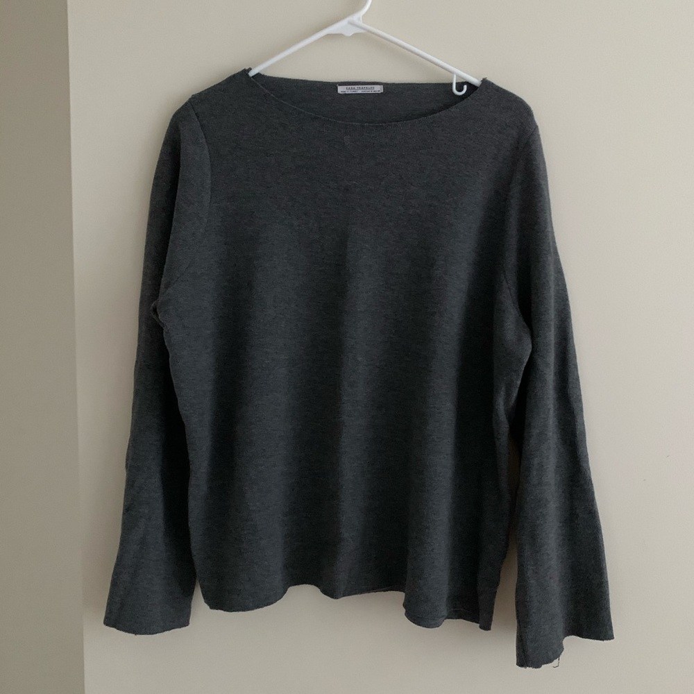 Zara Gray Knit Sweater